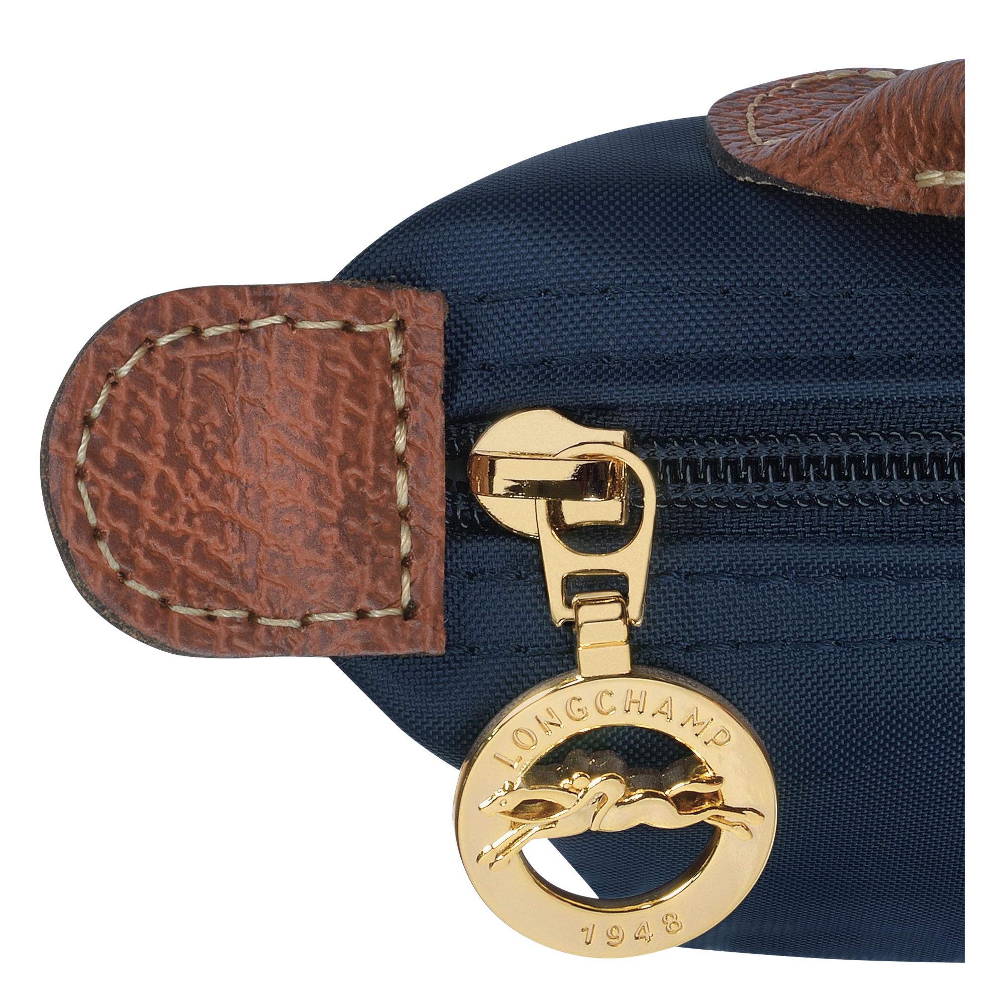 Pouch with handle, Navy - View 5 of
5 - zoom in Le Pliage Original Pouch with handle, Navy