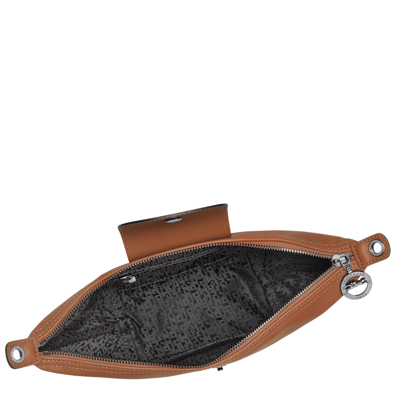 Le Pliage Xtra XS Crossbody bag , Cognac - Leather  - View 5 of  6