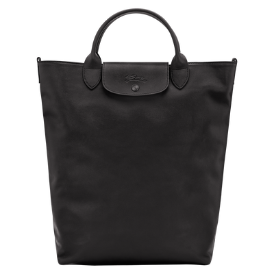 Le Pliage Xtra M Tote bag , Black - Leather