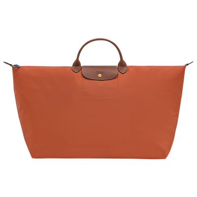 Le Pliage Original XL Travel bag , Brick - Recycled canvas