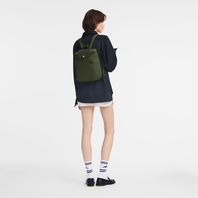 Le Pliage Green M Backpack , Forest - Recycled canvas