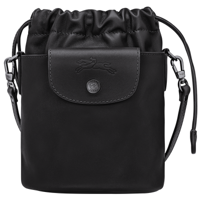 Le Pliage Xtra XS Bucket bag , Black - Leather