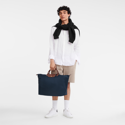 Le Pliage Original Travel bag L, Navy